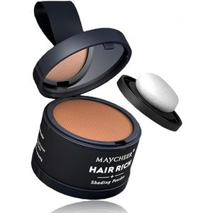 Maycheer Hairline Powder for Women - Maycheer Magic Root Cover Up, Hair Rich Shading Powder (12#Orange)
