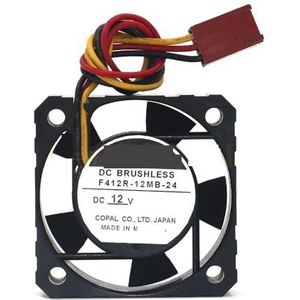 UC FAN 4012 4CM F412R-12MB-24 DC12V CPU-voeding 3-draads koelventilator