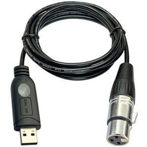 DSD TECH SH-AU20A Shure gibi Dinamik Mikrofonlar için USB - XLR Kablo (5.9FT)