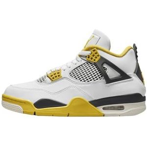 AIR JORDAN 4 Off White Sail Sneakers, maat, Witte Levendige Zwavel Antraciet Kokosmelk, 42 EU