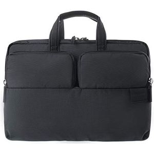 Tucano Stilo Laptoptas, schoudertas, aktetas voor 15,6 inch laptops met hoog draagcomfort en vele praktische details, zwart