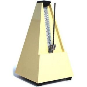 METRONOMO MADERA PIRAMIDE - Wittner (817/A) (Sistem Malzel) (Con Campana) (Arce Natural Mate)