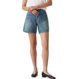 Levi's Dames High Rise Baggy Linen Denim short Stop Flaxing Short Blue 26