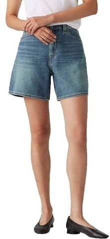 Levi's - Baggy Short - Blauw - High Rise - Korte Broek