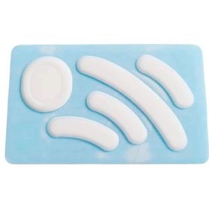 xbiez 1Set ICE Edition Gebogen Randen Muis Skates Muis Voeten Stickers voor GPRO Draadloze Muis Glijdt Gebogen Randen