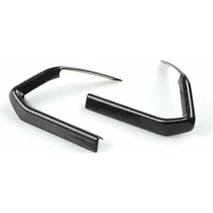 VBCXGV Auto-accessoires Carbon Black Interieur Stuurwielknop Pailletten Decoratieve Hoes, Voor Mazda 3 6 Cx-4 Cx-5