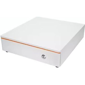 YTBHSHXZ, POS Kassalade Box Geldopslag Mini Kassalade Sleutelslot Media Slot & Verwijderbare Laden(Bianco)