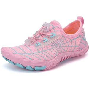 GLYLFQZJ Waterschoenen Barefoot Kids Schoenen Ademend Sneldrogend Sneakers Strandkind, roze, 31 EU