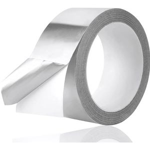TK Gruppe Timo Klingler 5 x 25 meter aluminium plakband tape als reparatieband aluminium tape hittebestendig & zelfklevend aluminium plakband
