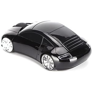 Laptopmuis Slimme Auto-vormige Draagbare 2.4G Draadloze Muis met USB-ontvanger voor Kantoor Laptopcomputer Tabletcomputermuis Autovormig Roze (Zwart)