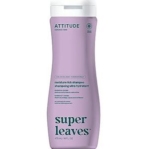 ATTITUDE Moisture Rich Hair Shampoo, EWG geverifieerd, voor droog en beschadigd haar, natuurlijk afgeleide ingrediënten, veganistisch en plantaardig, Quinoa en Jojoba, 473 ml