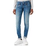 Herrlicher - Skinny Jeans - Blauw - Powerstretch Denim