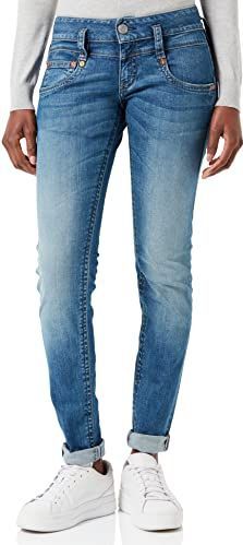 Herrlicher - Skinny Jeans - Blauw - Powerstretch Denim