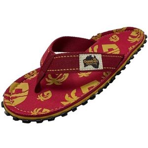 Gumbies | Model Original | Rood | Teenslippers voor dames en heren, Red Multi G, 39 EU