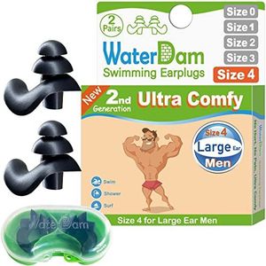 WaterDam Zwemmen Oordoppen Grote Waterdichte Ultra Comfy Oordopjes Voorkomen Zwemmer Oor