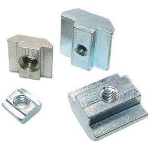 T-gleufmoer, Glijdende T-moeren for M3 M10 schroeven en 20 45 serie aluminium profielen, verpakking van 100 stuks(20 - M5 (100pcs))