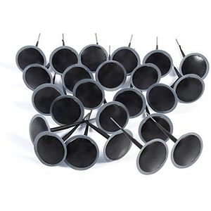 Yosoo Bandenreparatieset, paddenstoelvormige naaldstekers, rubber, reparatie paddenstoelsteker voor banden van auto/motorfiets/fiets/vrachtwagen, 24 stuks, 6 mm