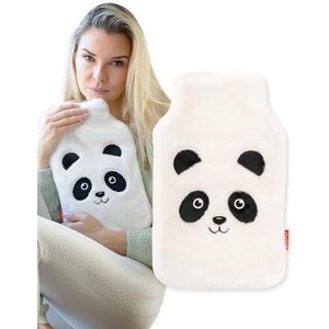 soxo - Hot Water Bottle - Warmwaterkruik - Zacht - 1,8 Liter - Panda