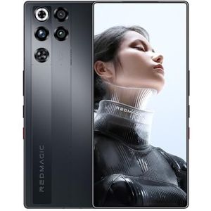 REDMAGIC 11 Pro 144Hz Gaming Telefoon, 5G Android Smartphone, 12GB RAM+256GB ROM, Snapdragon 8 Elite Gen 5, 6.85"" 1.5K AMOLED Full Screen Gaming Phone, 50MP Camera, 80W Oplader Zwart