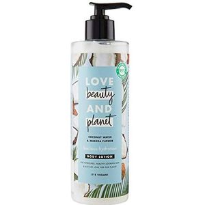 Love Beauty and Planet Luscious Hydration Bodylotion, Kokoswater en Mimosa-bloem, 400 ml