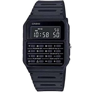 Casio CA-53WF-1B digitaal herenhorloge met rekenmachine, zwart