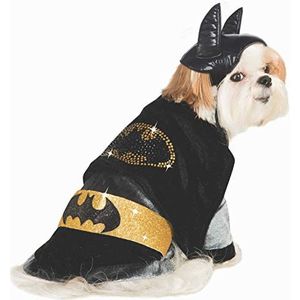 Rubies kostuum DC Heroes and Villains collectie huisdier kostuum knuffelig Batman, Small, multicolor