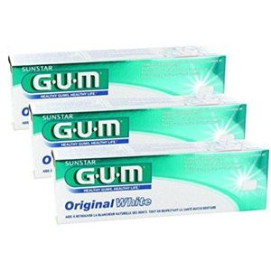 Gum Originele White Toothpaste 3 x 75ml by Gum