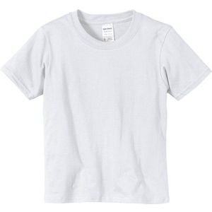GILDAN Jongens T-shirt Youth Softstyle 64000B, effen, wit (white), M