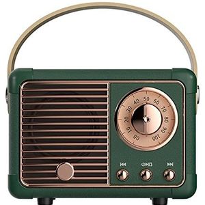 Luckyu - Retro Bluetooth-luidspreker - Groen - Vintage Stijl - Draadloze Verbinding