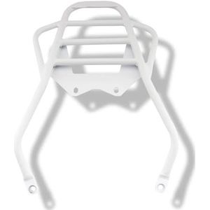 Motorfiets Bagagedrager Voor 390 Voor Adventure 2021-2024 Motorfiets Achterbagagerek Vrachthouder Plankbeugel Achterkantrek Motorcylce Bagagerek(B-White)