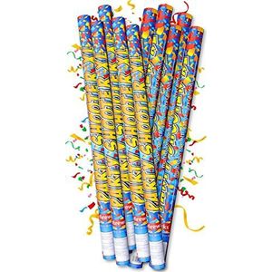 10 STUKS Party confetti shooters - Partyshooter - shooter 100 cm / 1 meter - professioneel voorzien van CO2 patroon – party popper confetti kanon