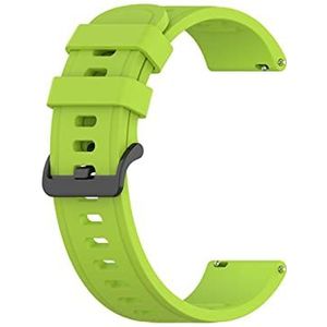 LUGEMA Nieuwe Sport Siliconen Horlogeband Compatibel Met Xiaomi Horloge Kleur Polsband Band Compatibel Met Mi Smartwatch Armband Vervangbare Accessoires 22mm (Color : Limes, Size : For Mi watch colo
