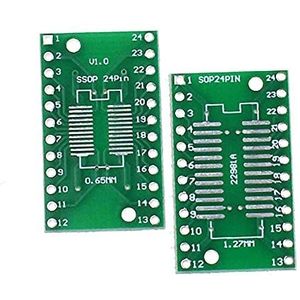 Reland Sun 10 STKS SMD naar DIP Adapter PCB Proto Board Kit SOP8 SOP10 SOP14 SOP16 SOP20 SOP24 SOP28 0402/0603/0805 SMT SOT89/SOT223 TQFP100 QFN32 QFN4/48adapter naar P24)
