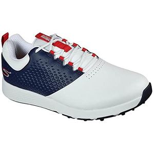 Skechers, golfschoenen voor heren, wit, marineblauw, rood, 41.5 EU