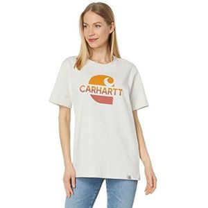 Carhartt Dames Loose Fit S/S Graphic T-Shirt, Malt, M