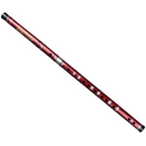 Traditioneel Chinees handgemaakt tweedelig bamboefluit- en houtblazersinstrument geschikt voor beginners (Color : F)