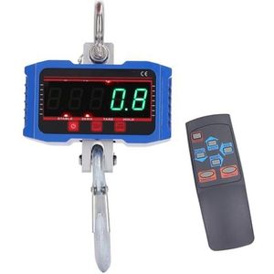 Hangweegschaal, LED Digitaal Display Digitale Kraanweegschaal voor Magazijnbagage met Afstandsbediening, Duidelijk Digitaal Display, Nauwkeurig wegen, Materiaal met Hoge Sterkte