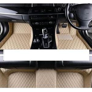 Autovloermatten AUTO DropShipping Center Interieuraccessoires Lederen tapijten Vloermatten Voetkussens Compatibel met Suzuki SX4 S Cross 2020~2022 (Color : LHD BEIGE)