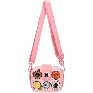 Peuter Crossbody tas, multifunctionele multi-color grote capaciteit kinderen camera tas lichtgewicht cartoon voor jongens en meisjes voor buiten gebruik (roze)