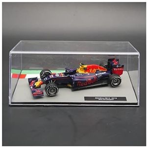 Schaal afgewerkte modelauto 1/43 Voor Red Bull RB12-2016 Max Verstappen Simulatie Diecast Legering Racing Car Model Collection Souvenir Miniatuurreplica-auto