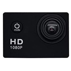 Hd Actiecamera 4K, 2 inch scherm, 30m waterdichte pro-helmcamera, opnamecamera sport camcorders(Color:Nero)
