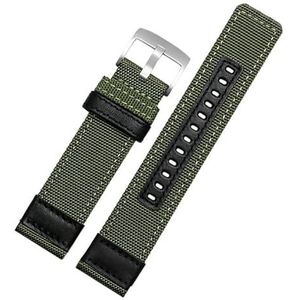 InOmak 20-24 mm horlogeband van nylonweefsel met snelsluitpennen, 20 mm, Nylon