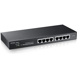 Zyxel GS1915-8 Managed L2 Gigabit Ethernet (10/100/1000) Zwart