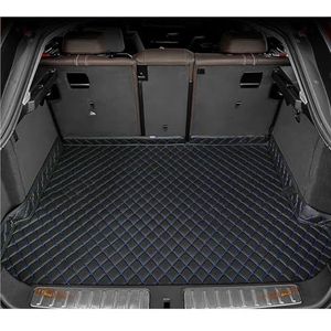 Kofferbakmat Voor BMW 2-serie Active Tourer F45 2016 2017 Kofferbak Kofferbakbeschermer Liners Achterbak Vloer Kofferbakmatten(Zwart-blauw)