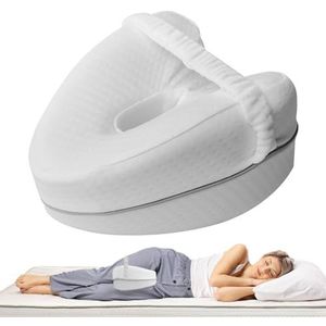 Kniekussen voor zijslapers, orthopedisch kussen voor benen, orthopedisch kniekussen, orthopedisch beenkussen, zijslaper kniekussen, ergonomisch zijslaapkussen, voor heupen en knieën