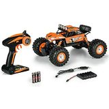Carson 500404138 Sea Racer 1:12 – RC-auto als amfibievoertuig, 100% RTR, voor land en water, robuust en waterbestendig, met 2.4G afstandsbediening, oranje
