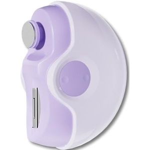 2in1 elektrische polijst automatische nagelknipper 2025 elektrische nagelknipper nageltrimmer 2 verstelbare snelheden vingernagel teennagelknipper for senioren volwassenen(Taro Purple)