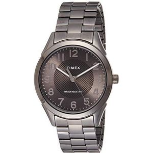 Timex Men's Briarwood TW2T46000 Grey Stainless-Steel Japanese Quartz Dress Watch