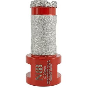 NBB diamantboor gatzaag diamant kernboor met M14 diamantfrees Diamant-afschuin boor voor boren vergroten en vormgeven porselein keramische tegels graniet marmer droog/nat 2 in 1 (1, 20 mm)