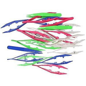 Pincet Precisiepincet, Plastic kralenpincet Multifunctioneel DIY Slip Lichtgewicht Duurzaam for kralen Sieradenmakers Craft